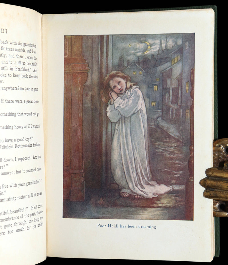 1920 Rare Book - Heidi by Johanna Spyri illustreated by Lizzie Lawson