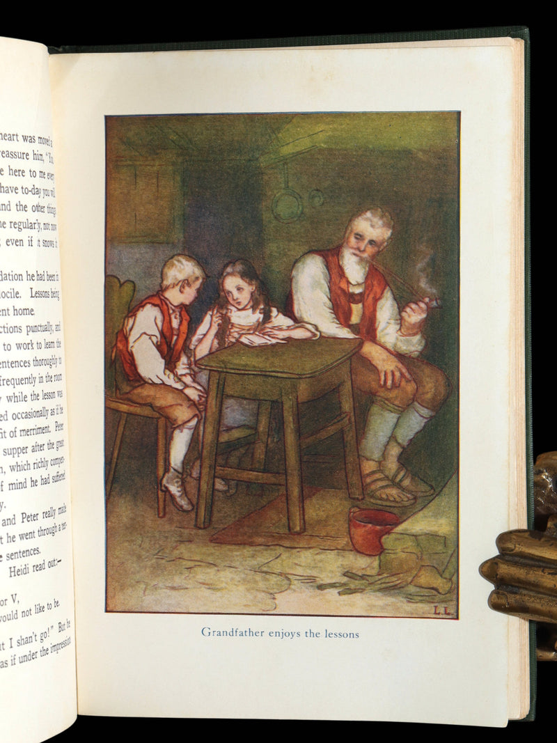 1920 Rare Book - Heidi by Johanna Spyri illustreated by Lizzie Lawson