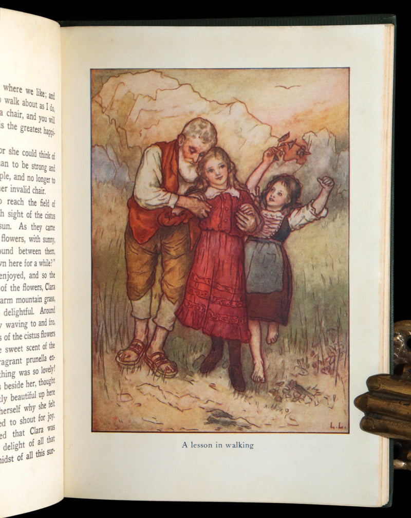 1920 Rare Book - Heidi by Johanna Spyri illustreated by Lizzie Lawson