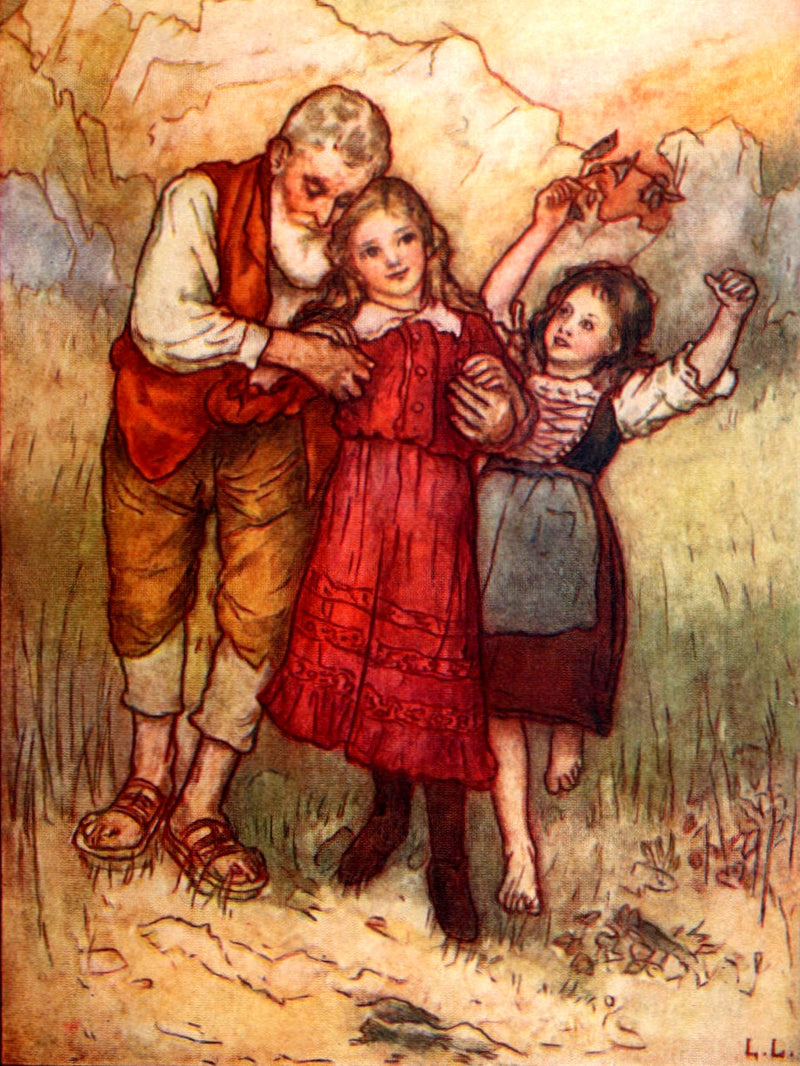 1920 Rare Book - Heidi by Johanna Spyri illustreated by Lizzie Lawson