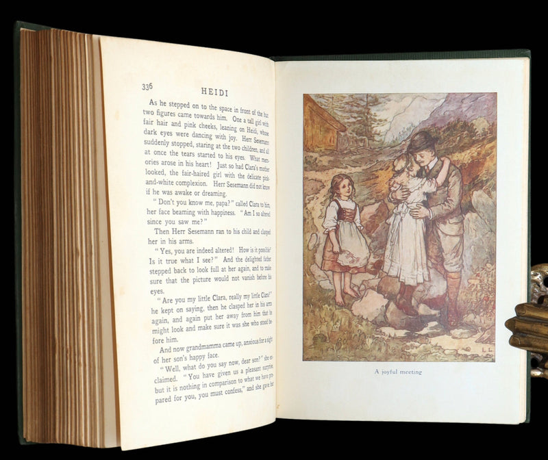 1920 Rare Book - Heidi by Johanna Spyri illustreated by Lizzie Lawson