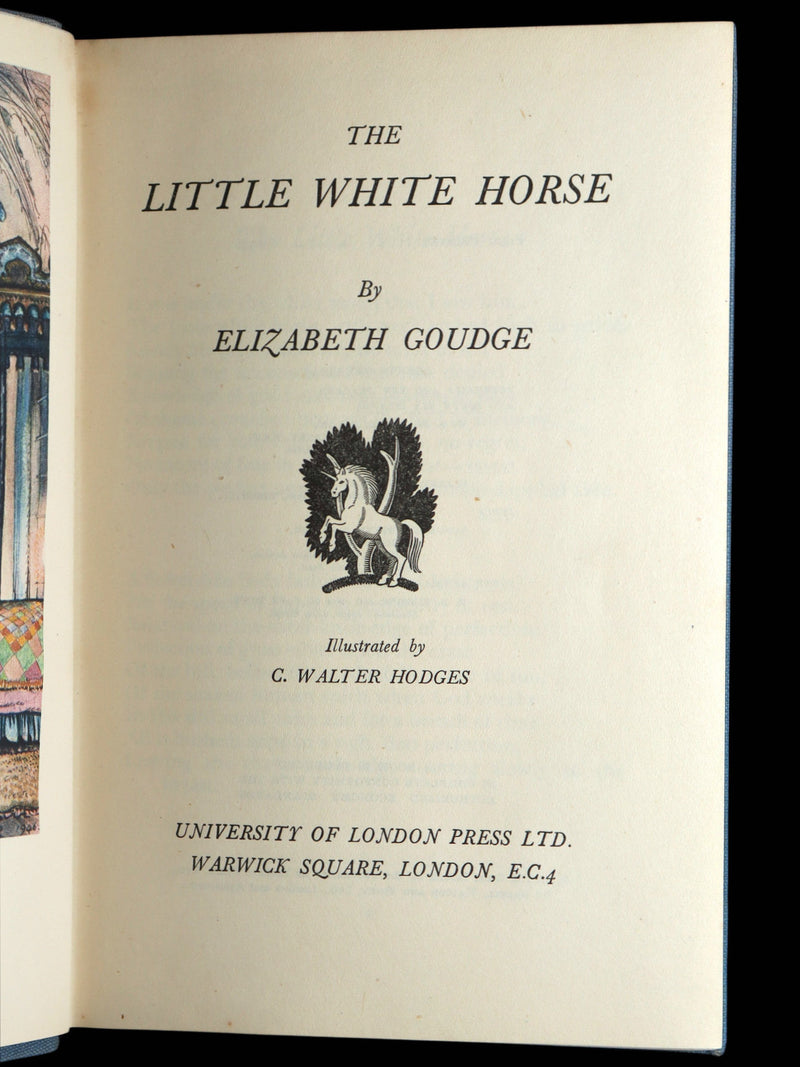 1946 Rare 1stED - The Little White Horse by E. Goudge illustrated by C.W. Hodges