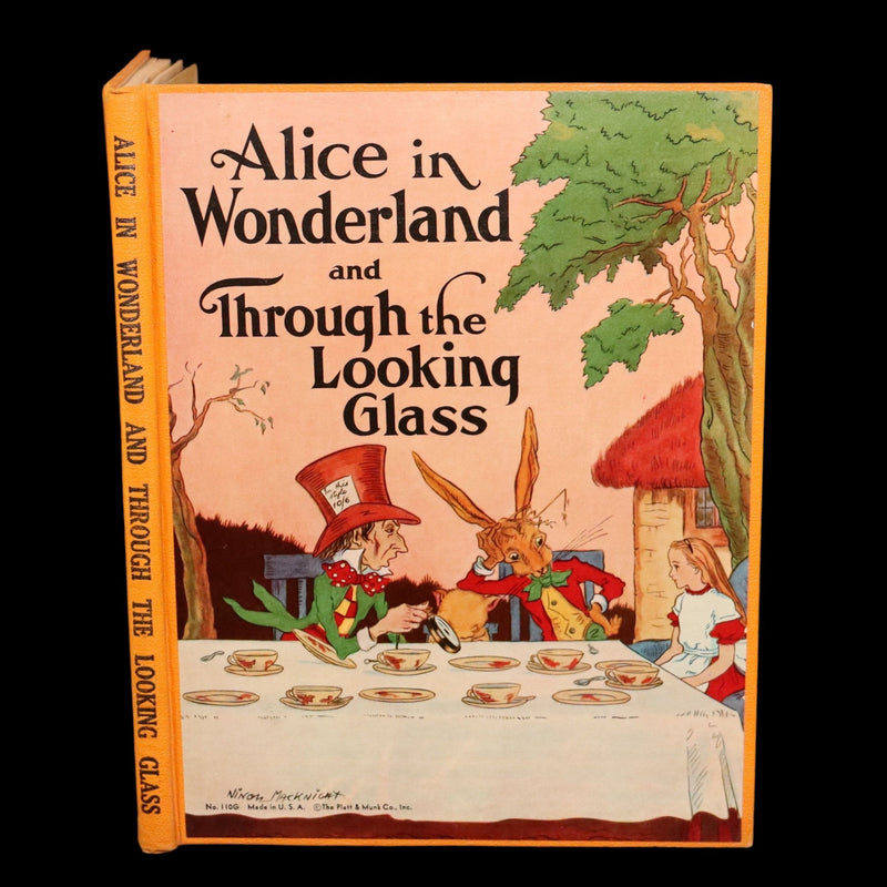 1937 First Platt Color Ed. - Alice in Wonderland and Through the Looking-Glass