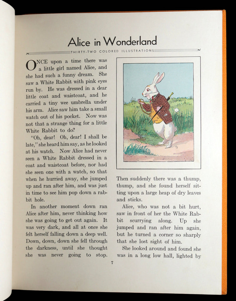1937 First Platt Color Ed. - Alice in Wonderland and Through the Looking-Glass
