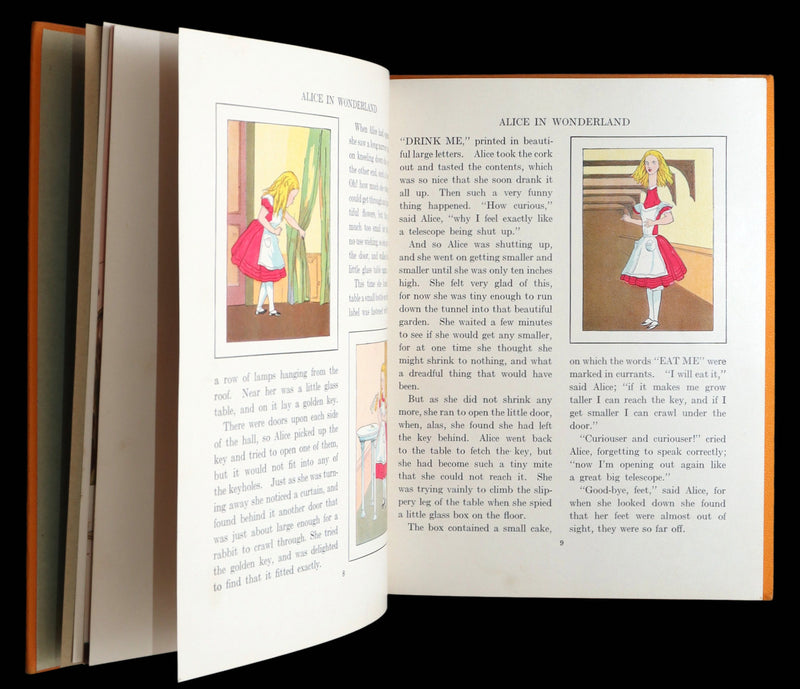 1937 First Platt Color Ed. - Alice in Wonderland and Through the Looking-Glass