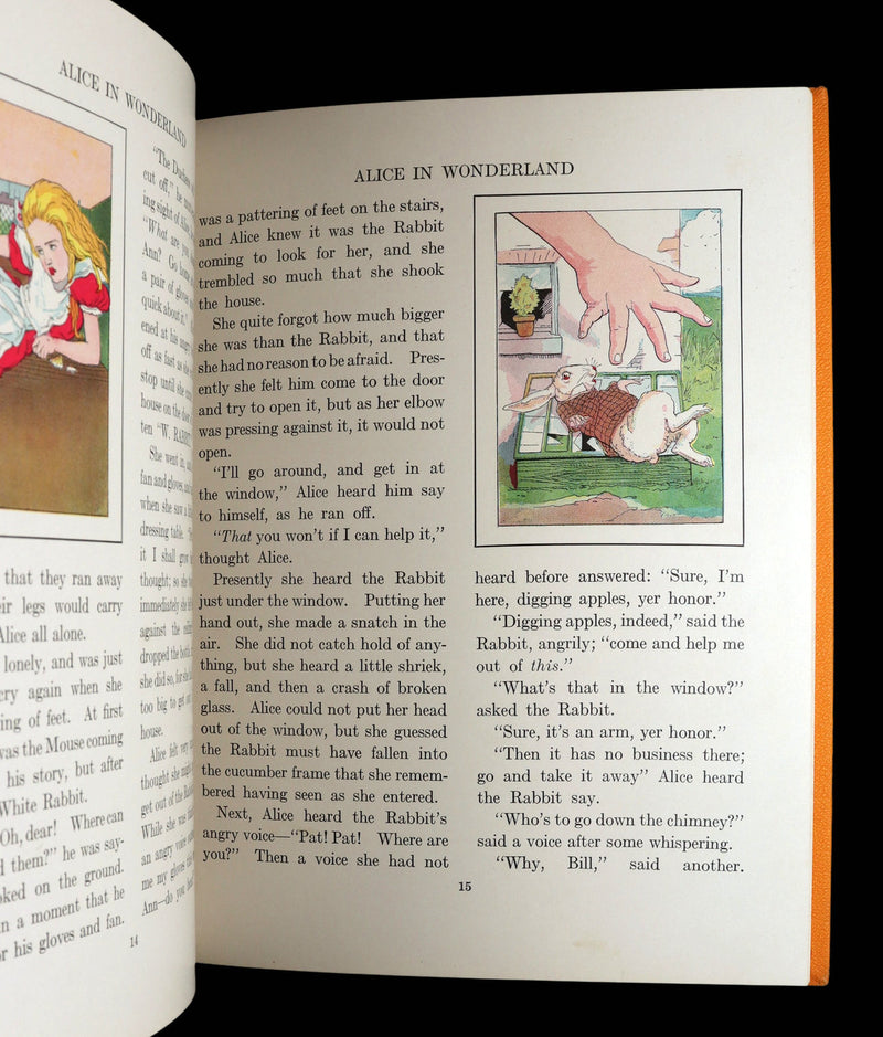 1937 First Platt Color Ed. - Alice in Wonderland and Through the Looking-Glass