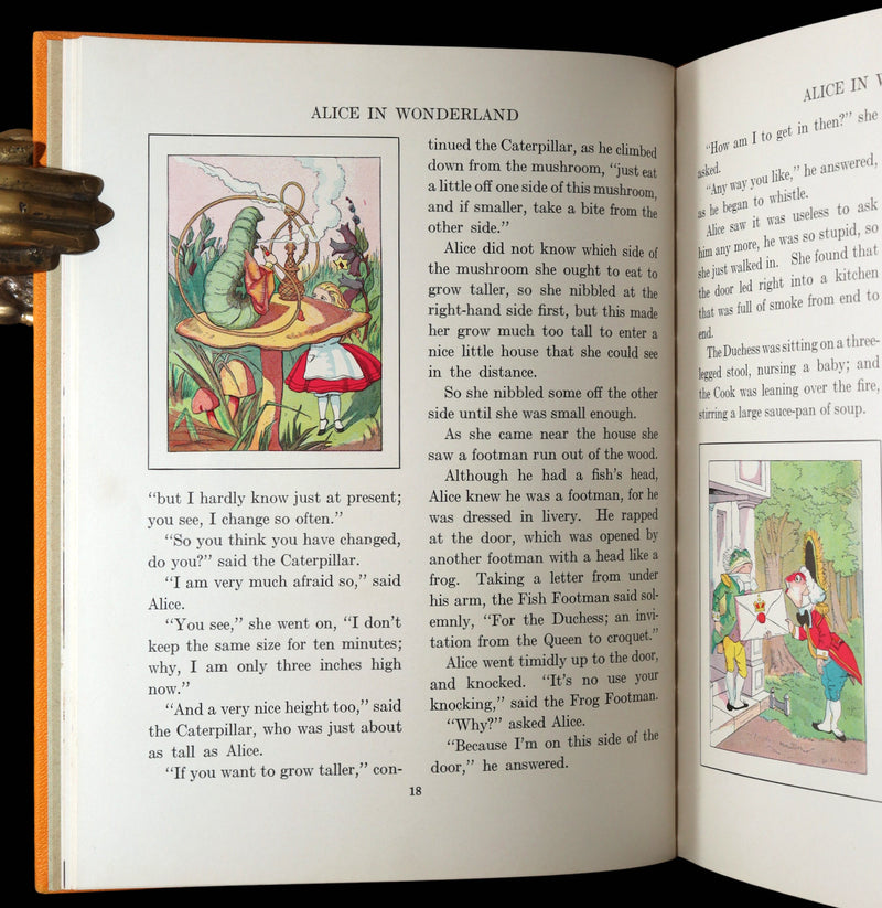 1937 First Platt Color Ed. - Alice in Wonderland and Through the Looking-Glass