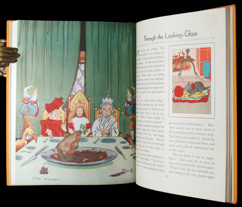 1937 First Platt Color Ed. - Alice in Wonderland and Through the Looking-Glass
