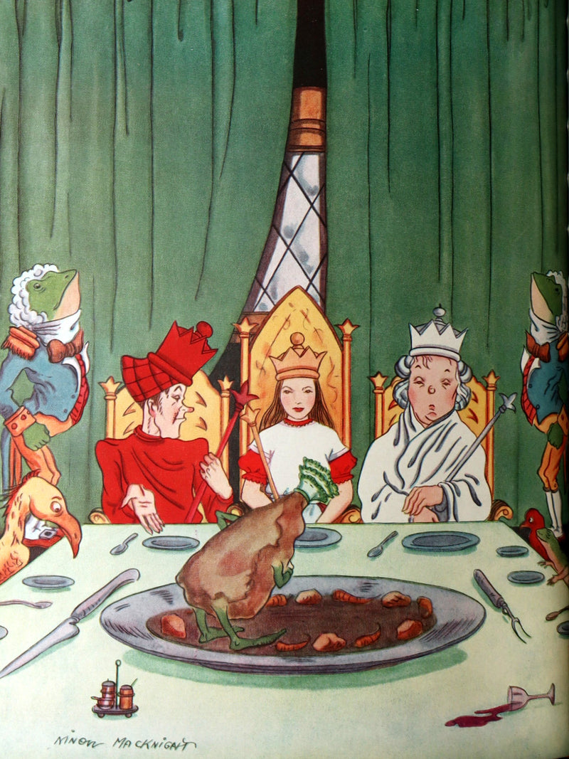 1937 First Platt Color Ed. - Alice in Wonderland and Through the Looking-Glass
