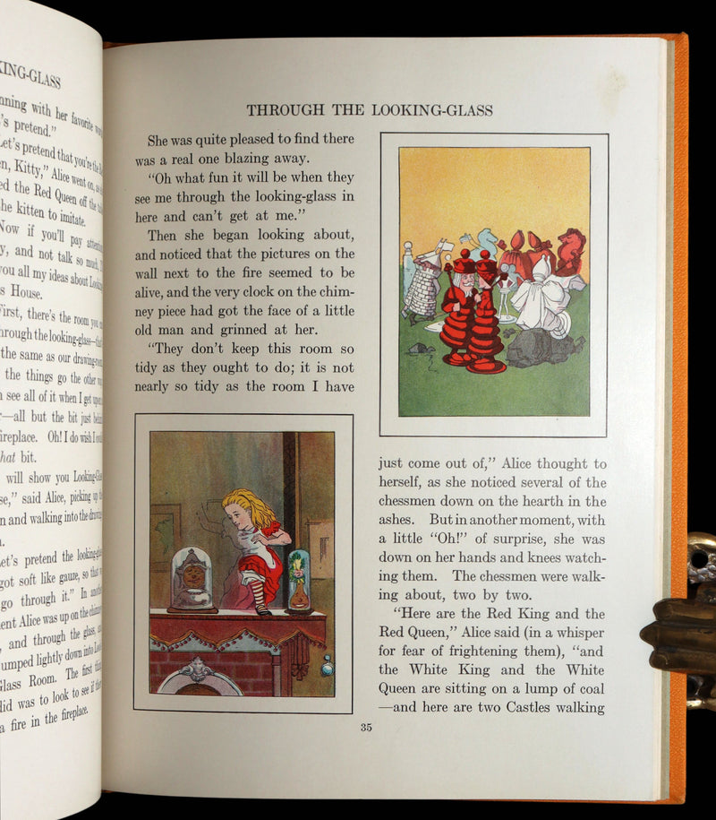 1937 First Platt Color Ed. - Alice in Wonderland and Through the Looking-Glass