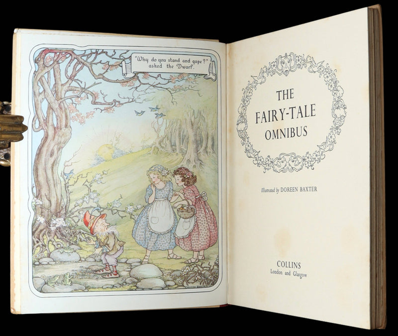 1953 First Edition - The Fairy-Tale Omnibus Illustrated by Doreen Baxter