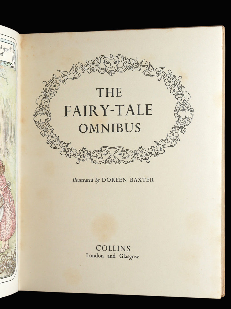 1953 First Edition - The Fairy-Tale Omnibus Illustrated by Doreen Baxter
