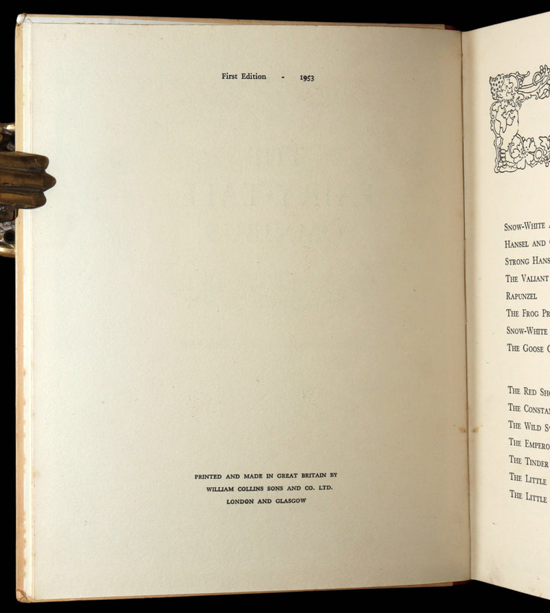 1953 First Edition - The Fairy-Tale Omnibus Illustrated by Doreen Baxter
