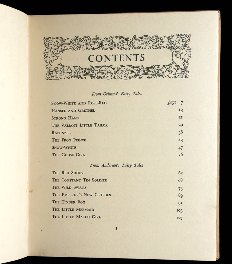 1953 First Edition - The Fairy-Tale Omnibus Illustrated by Doreen Baxter