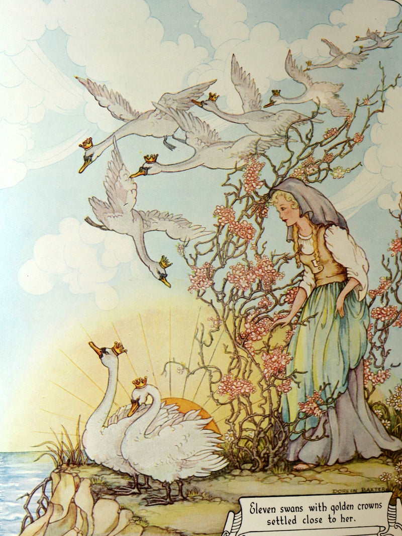1953 First Edition - The Fairy-Tale Omnibus Illustrated by Doreen Baxter