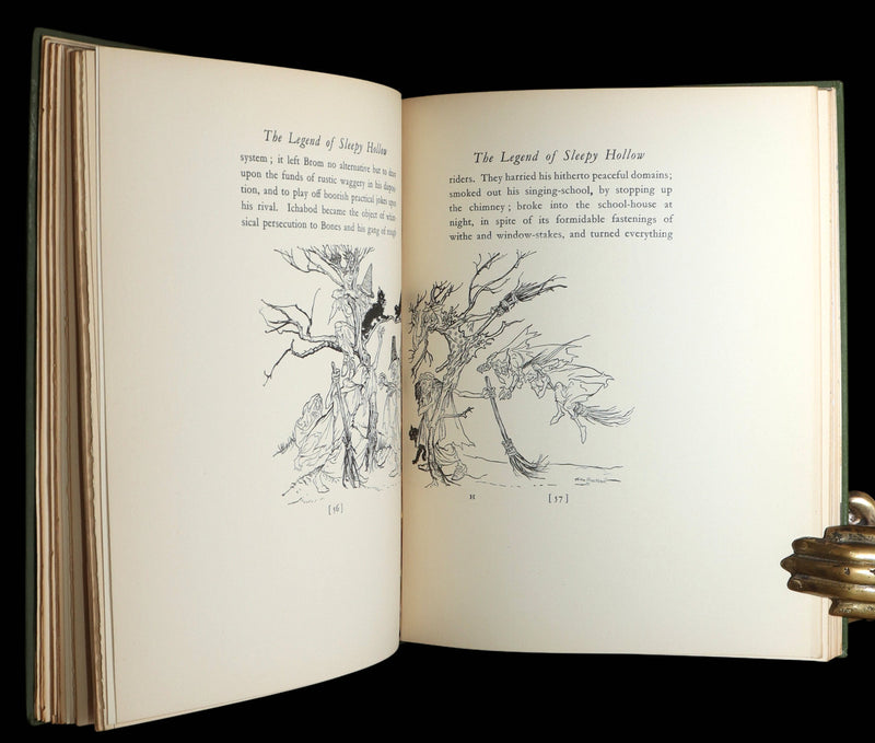 1928 Rare First Edition - The Legend of Sleepy Hollow by Arthur Rackham