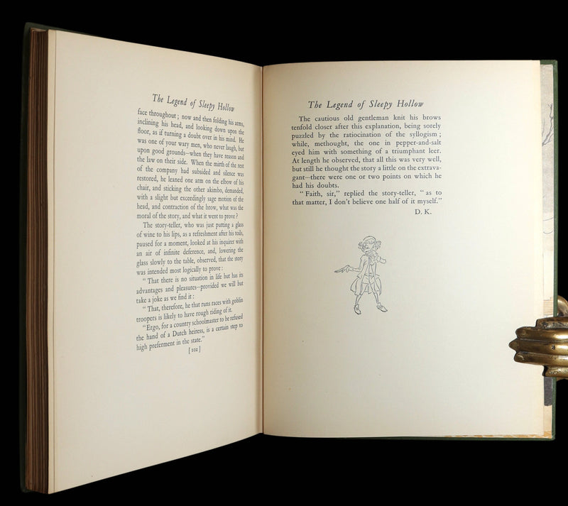 1928 Rare First Edition - The Legend of Sleepy Hollow by Arthur Rackham