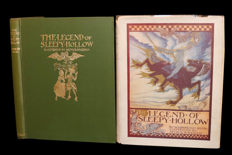 1928 Rare First Edition - The Legend of Sleepy Hollow by Arthur Rackham