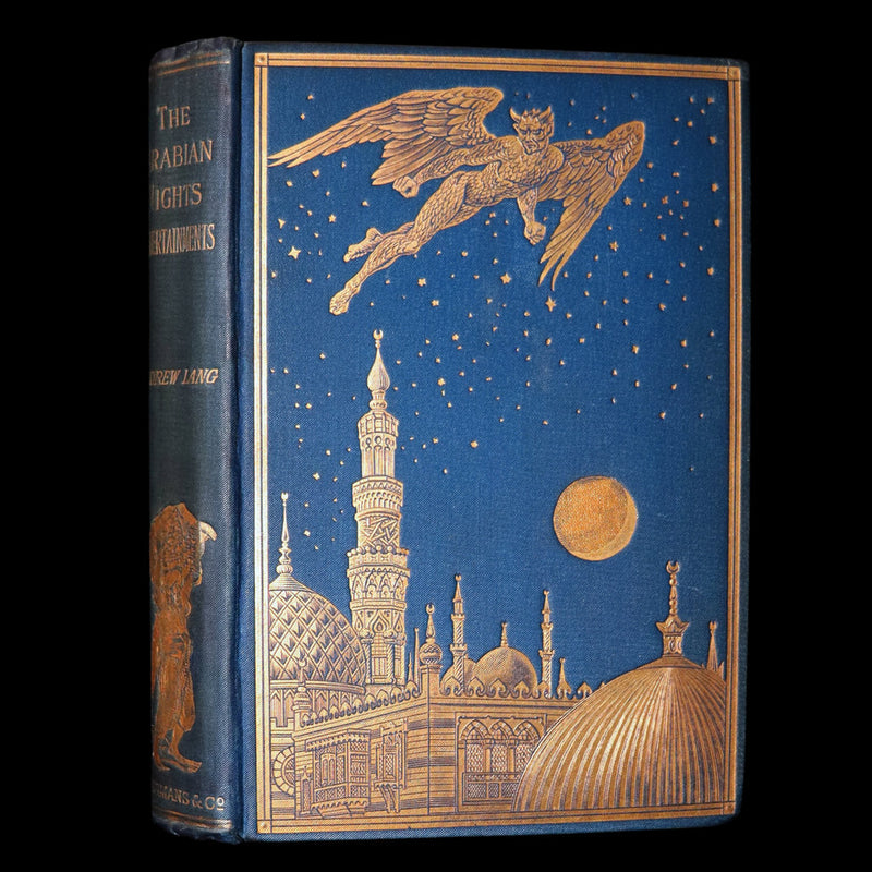 1898 Rare First Edition - The Arabian Nights by Andrew Lang, Illustrated