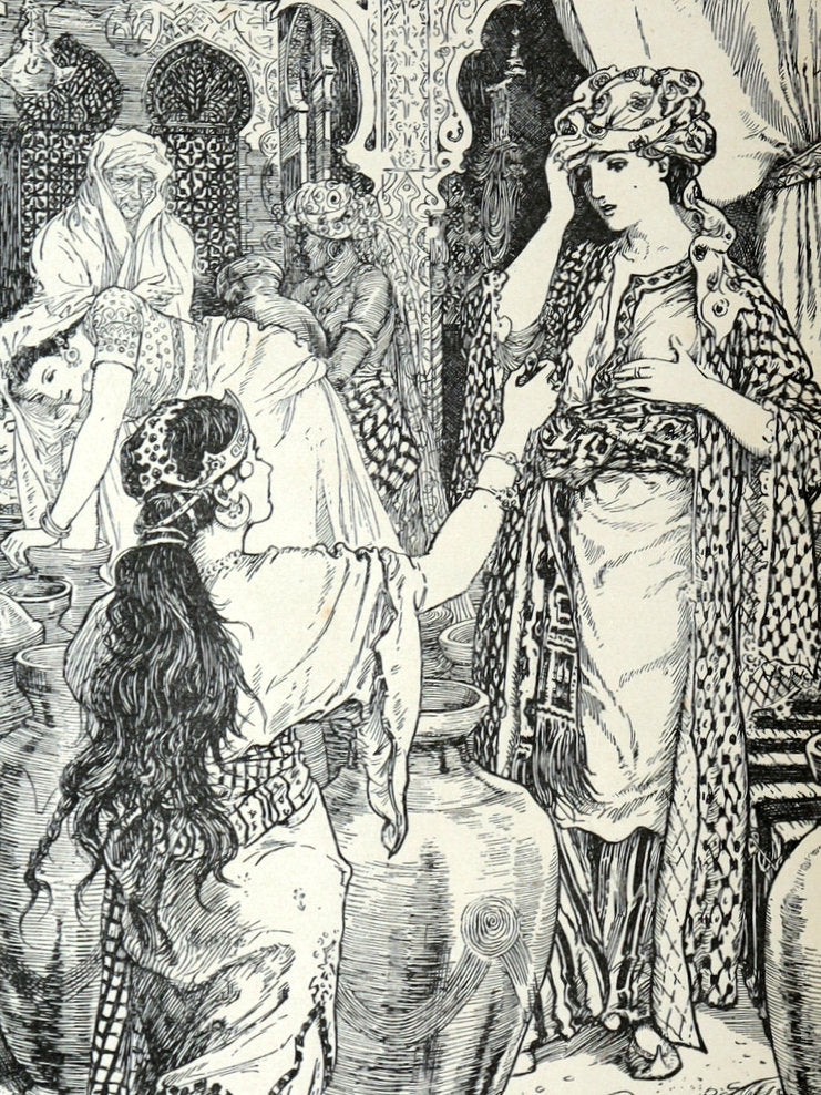 1898 Rare First Edition - The Arabian Nights by Andrew Lang, Illustrated