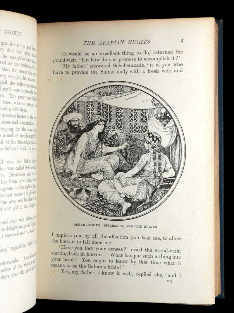 1898 Rare First Edition - The Arabian Nights by Andrew Lang, Illustrated