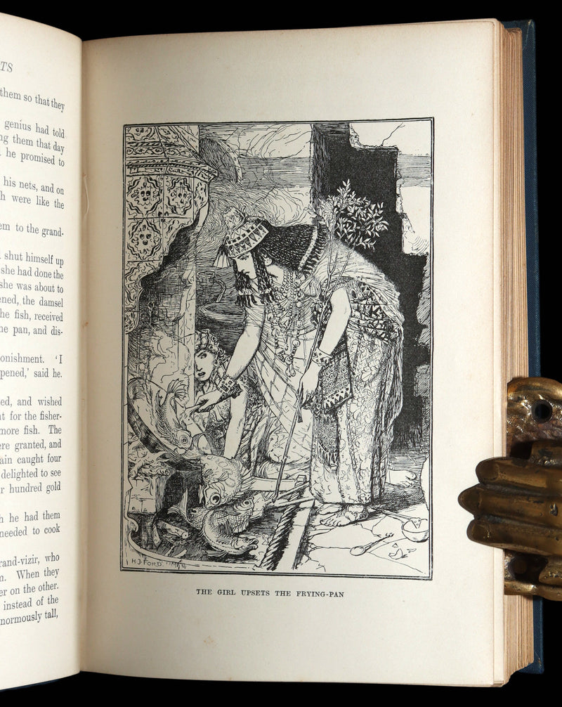 1898 Rare First Edition - The Arabian Nights by Andrew Lang, Illustrated
