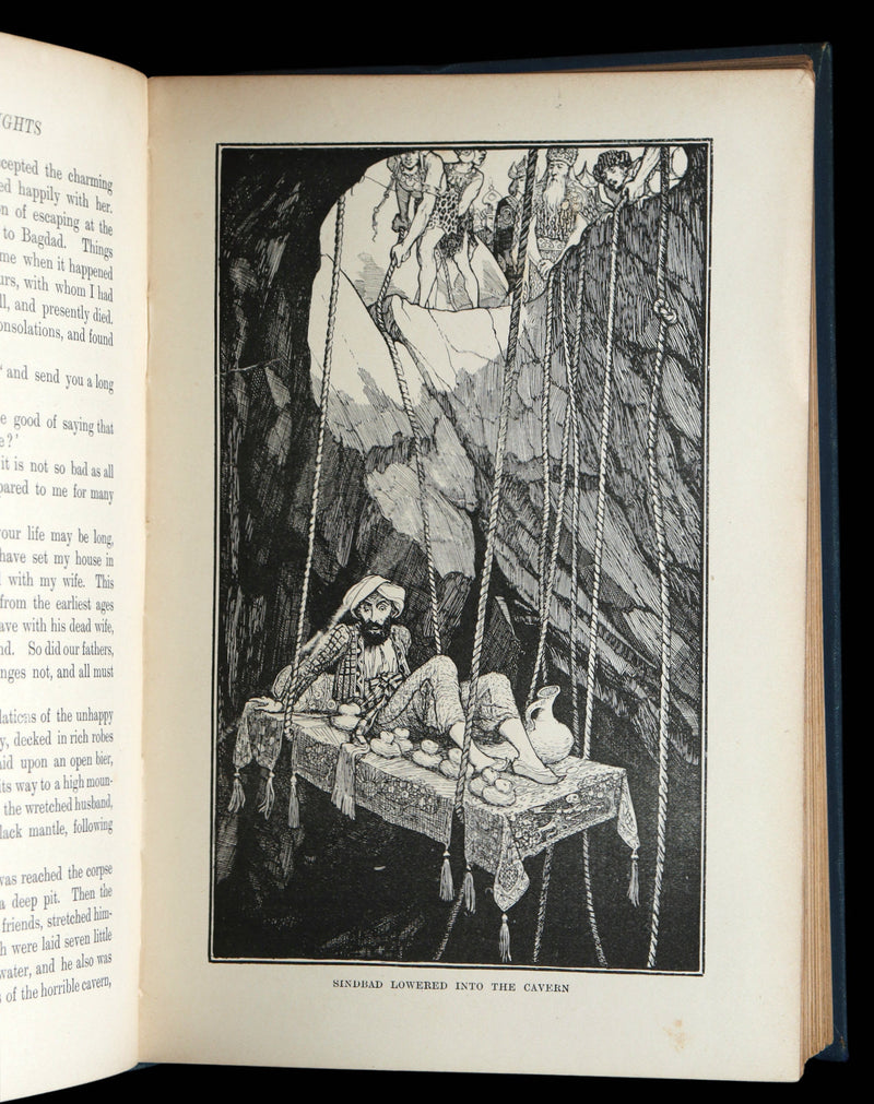 1898 Rare First Edition - The Arabian Nights by Andrew Lang, Illustrated