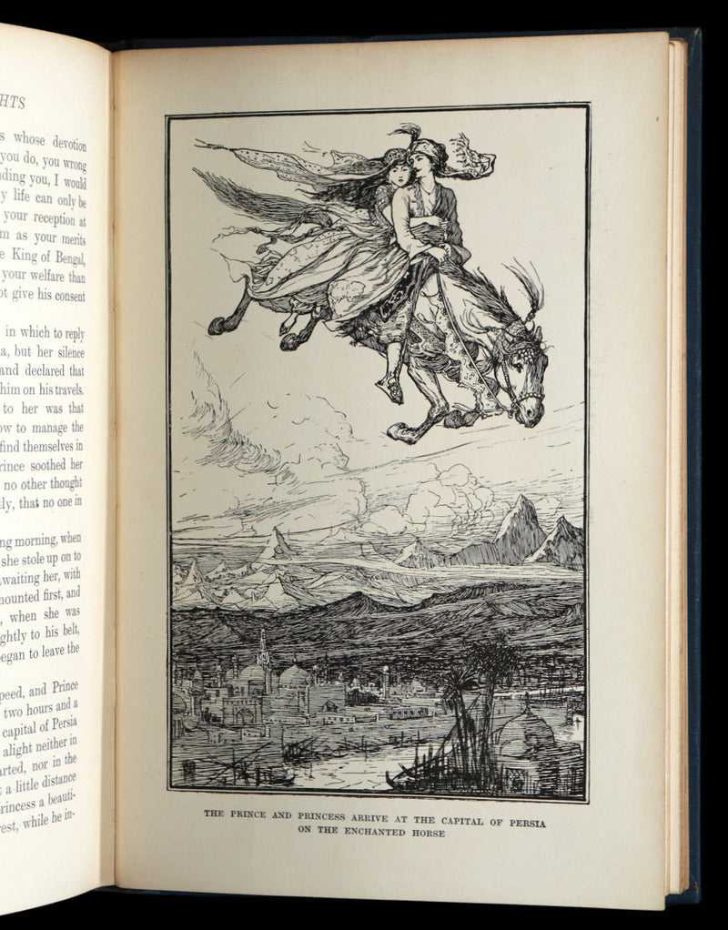 1898 Rare First Edition - The Arabian Nights by Andrew Lang, Illustrated