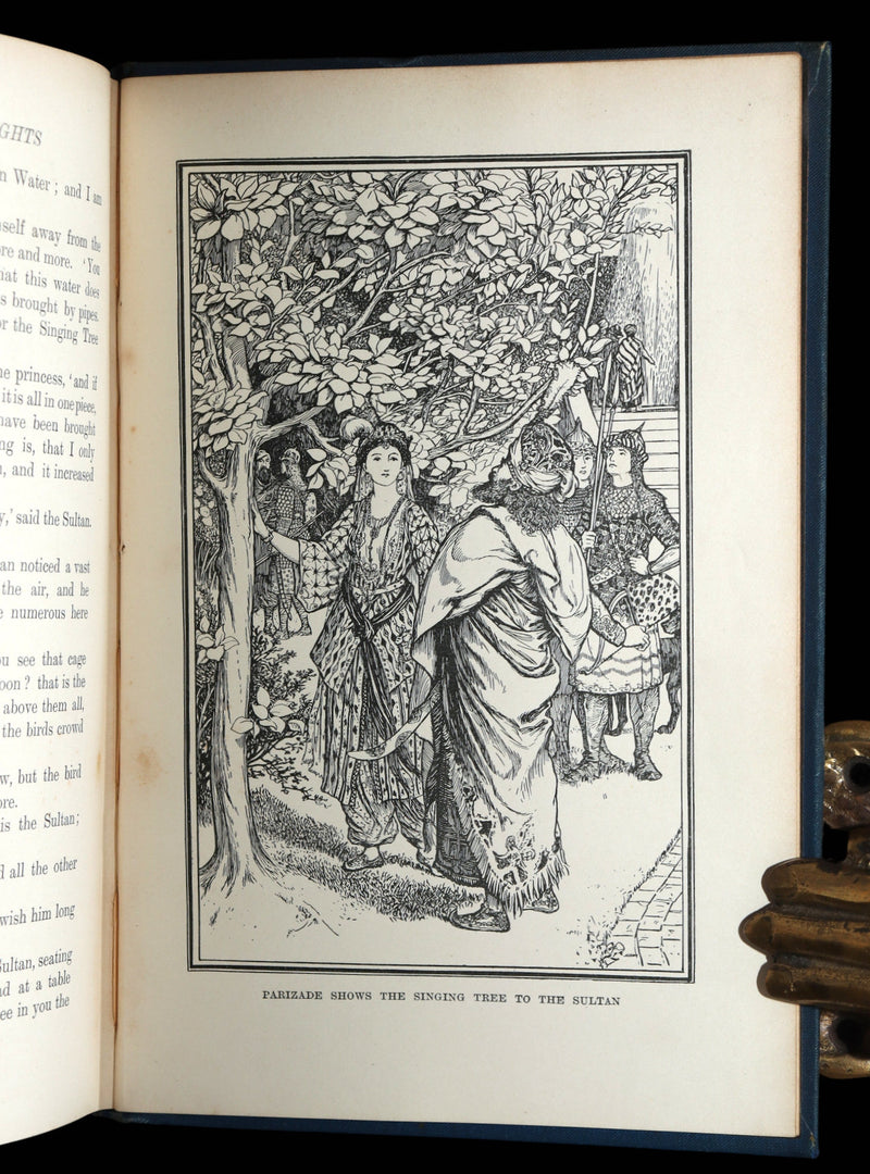 1898 Rare First Edition - The Arabian Nights by Andrew Lang, Illustrated