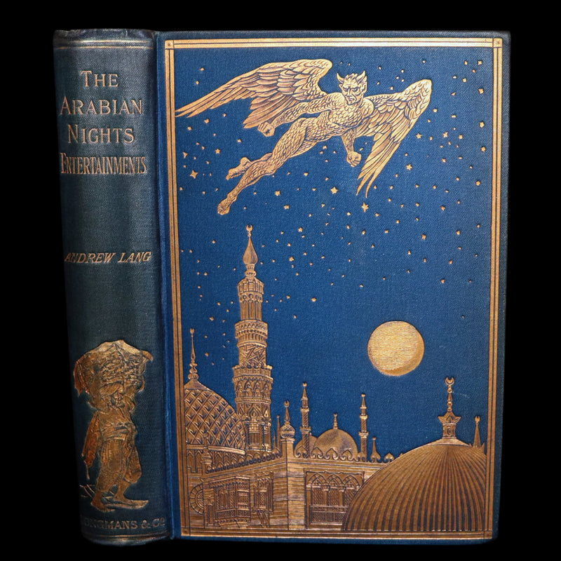 1898 Rare First Edition - The Arabian Nights by Andrew Lang, Illustrated