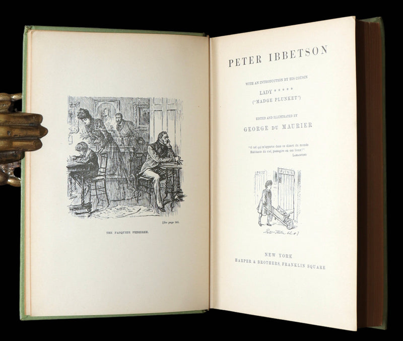 1894- Peter Ibbetson, Strange Tale of Communication through Dreams by Du Maurier
