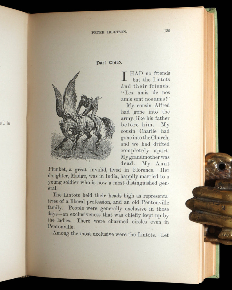 1894- Peter Ibbetson, Strange Tale of Communication through Dreams by Du Maurier