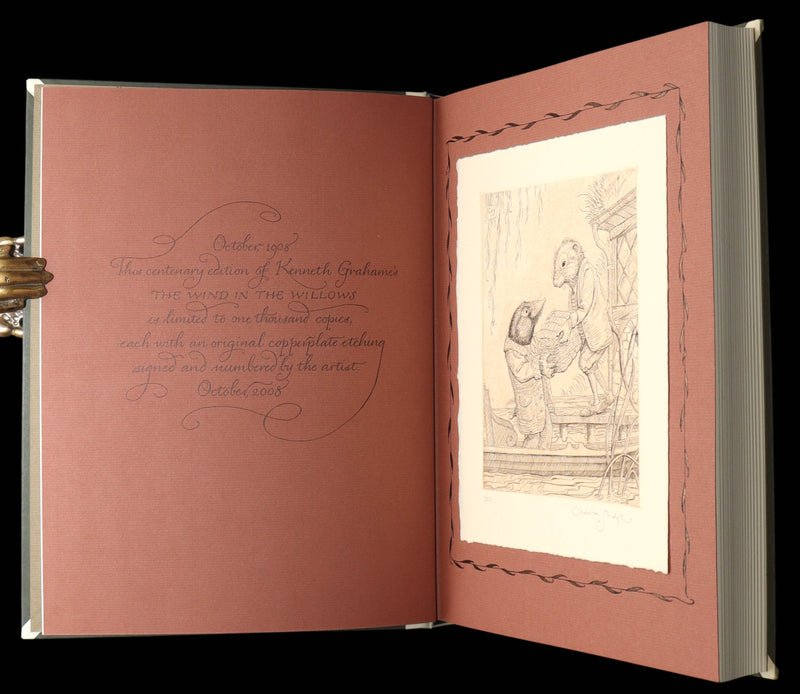 2008 Signed Limited First Edition - Wind in the Willows by Charles van Sandwyk