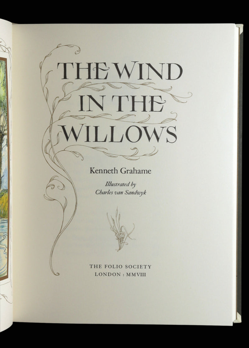2008 Signed Limited First Edition - Wind in the Willows by Charles van Sandwyk