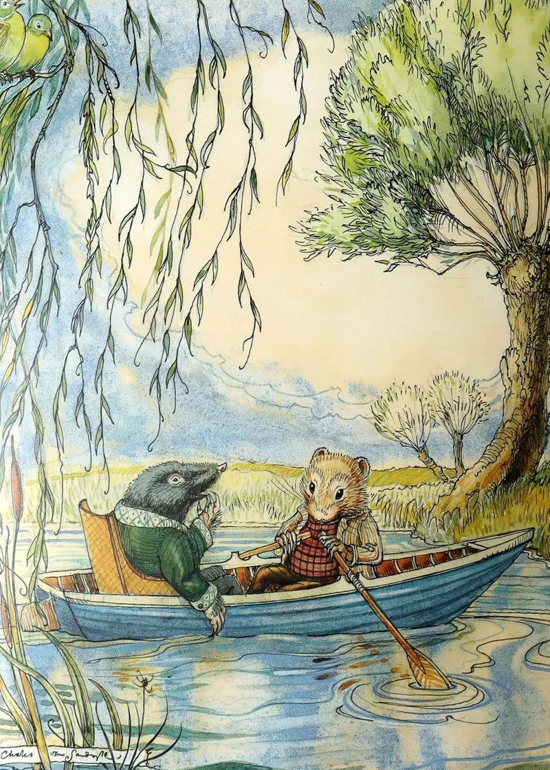 2008 Signed Limited First Edition - Wind in the Willows by Charles van Sandwyk