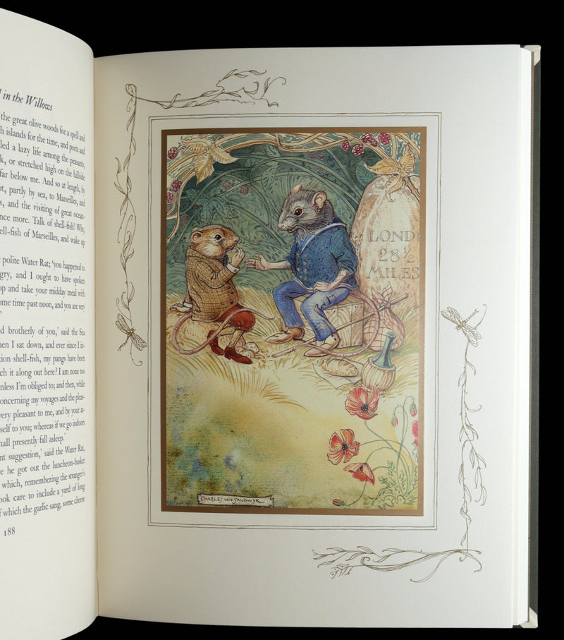 2008 Signed Limited First Edition - Wind in the Willows by Charles van Sandwyk