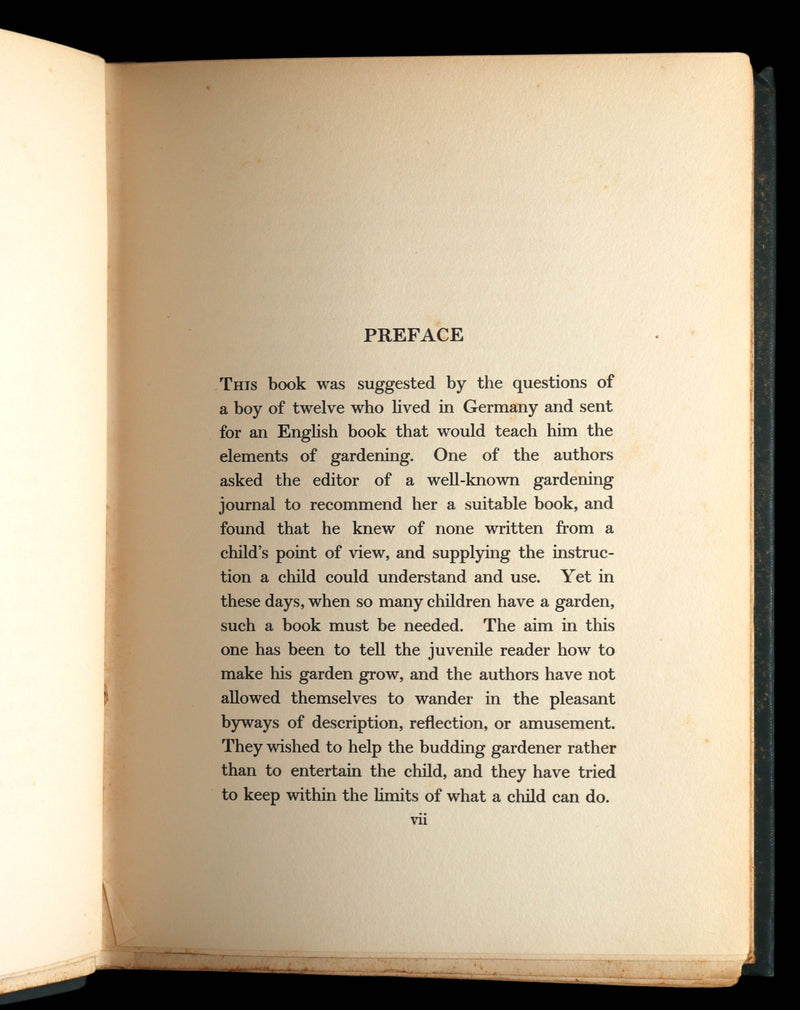 1909 First Edition- The Children’s Book of Gardening by Winifred Cayley-Robinson