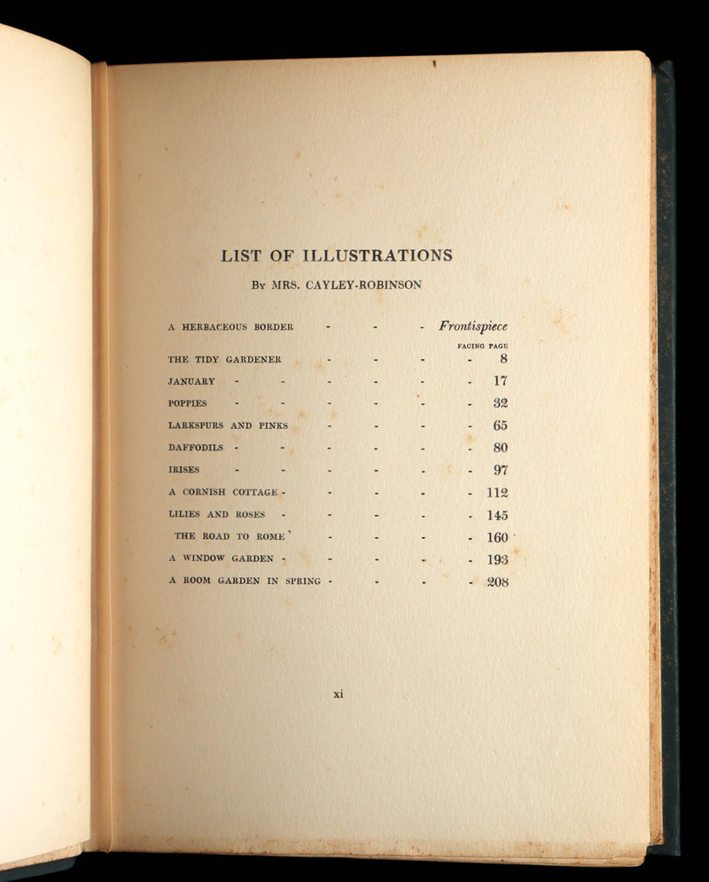 1909 First Edition- The Children’s Book of Gardening by Winifred Cayley-Robinson
