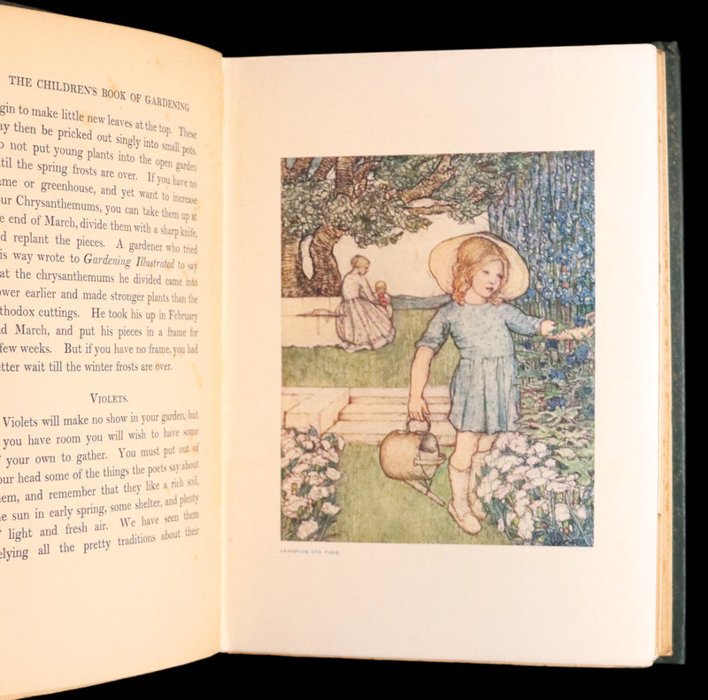 1909 First Edition- The Children’s Book of Gardening by Winifred Cayley-Robinson