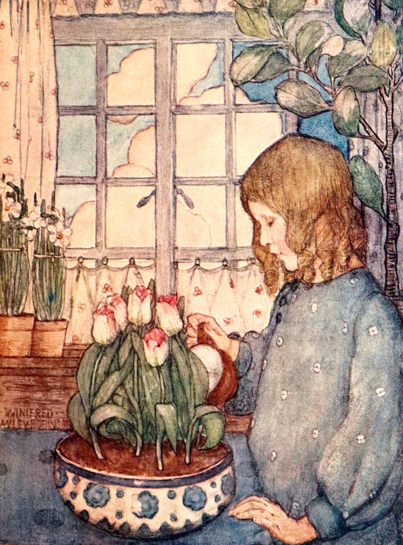 1909 First Edition- The Children’s Book of Gardening by Winifred Cayley-Robinson