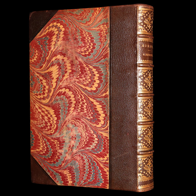 1890 Rare Gothic Novel - Auriol; or, The Elixir of Life by W. Harrison Ainsworth
