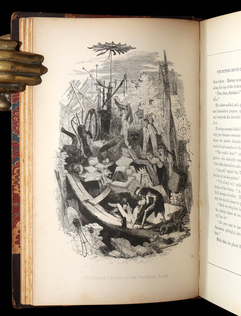 1890 Rare Gothic Novel - Auriol; or, The Elixir of Life by W. Harrison Ainsworth