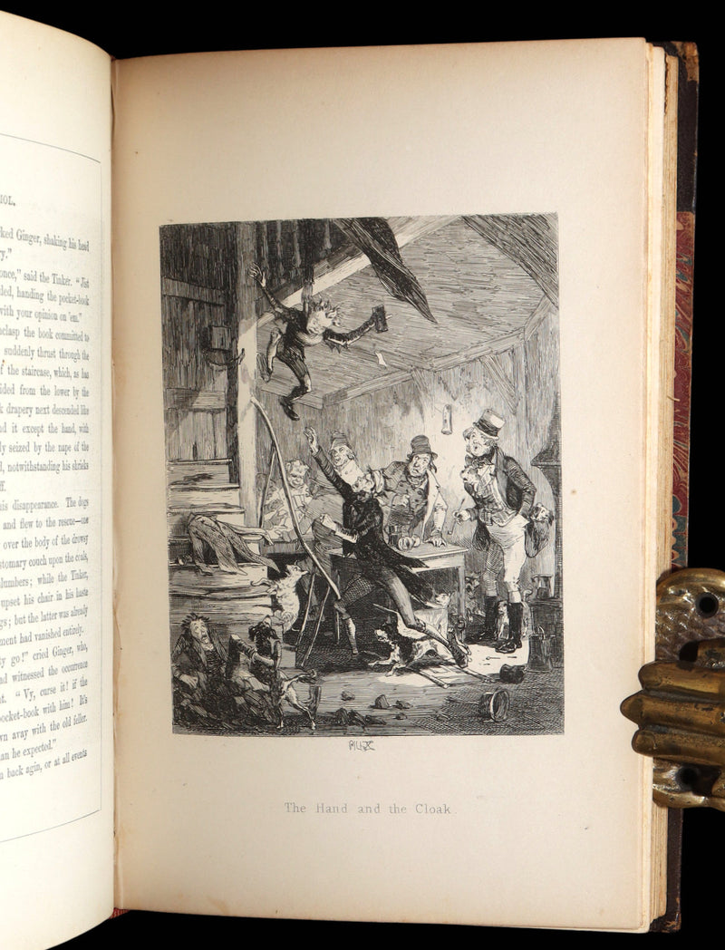1890 Rare Gothic Novel - Auriol; or, The Elixir of Life by W. Harrison Ainsworth