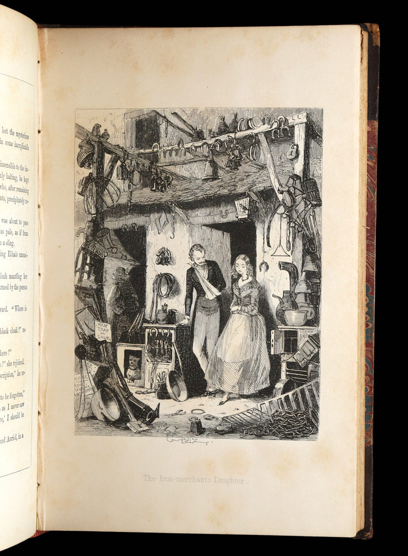 1890 Rare Gothic Novel - Auriol; or, The Elixir of Life by W. Harrison Ainsworth