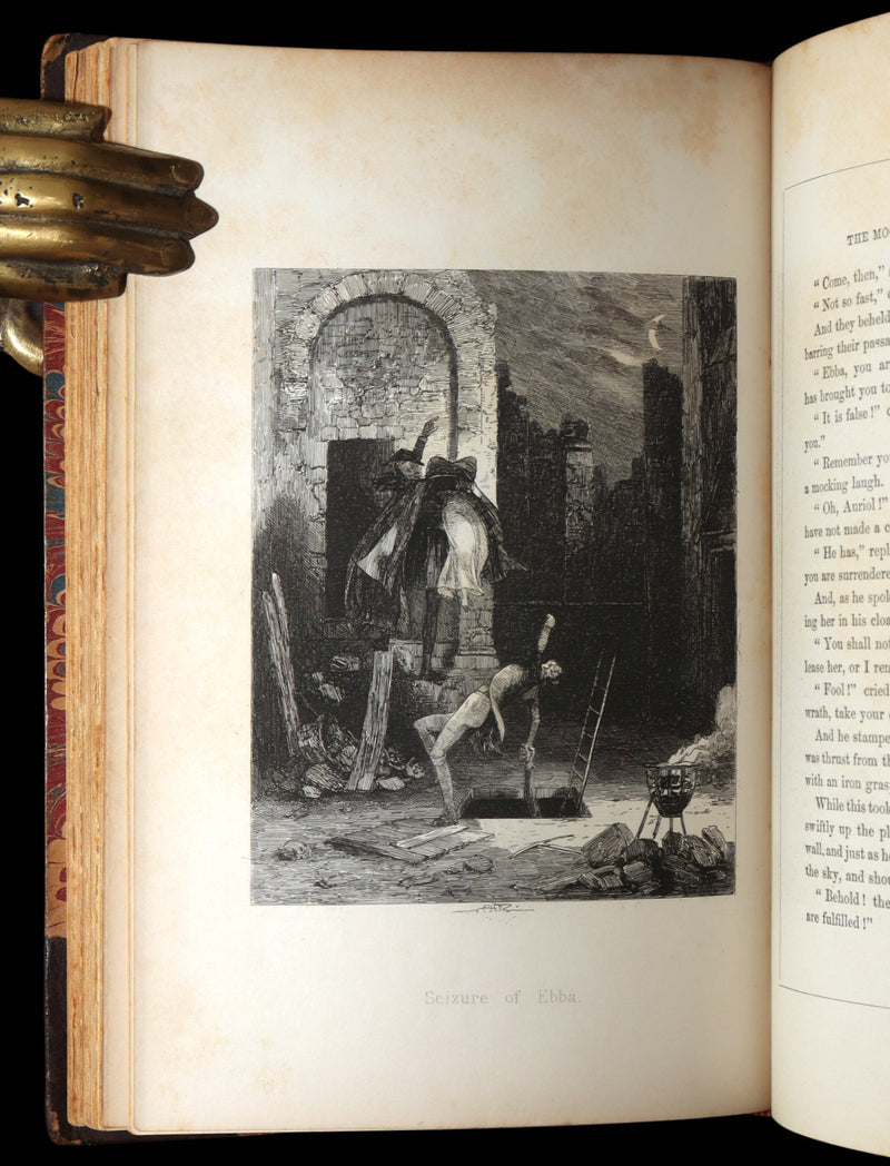 1890 Rare Gothic Novel - Auriol; or, The Elixir of Life by W. Harrison Ainsworth