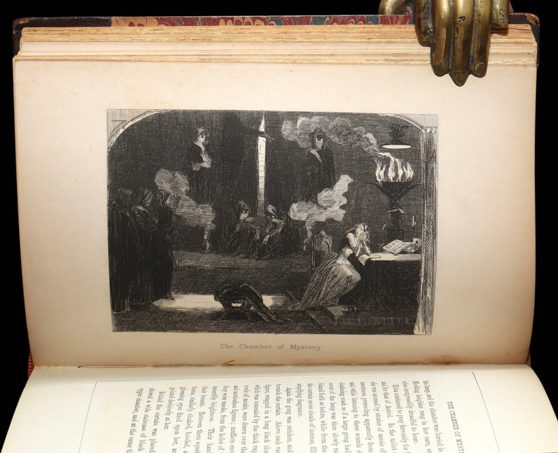 1890 Rare Gothic Novel - Auriol; or, The Elixir of Life by W. Harrison Ainsworth