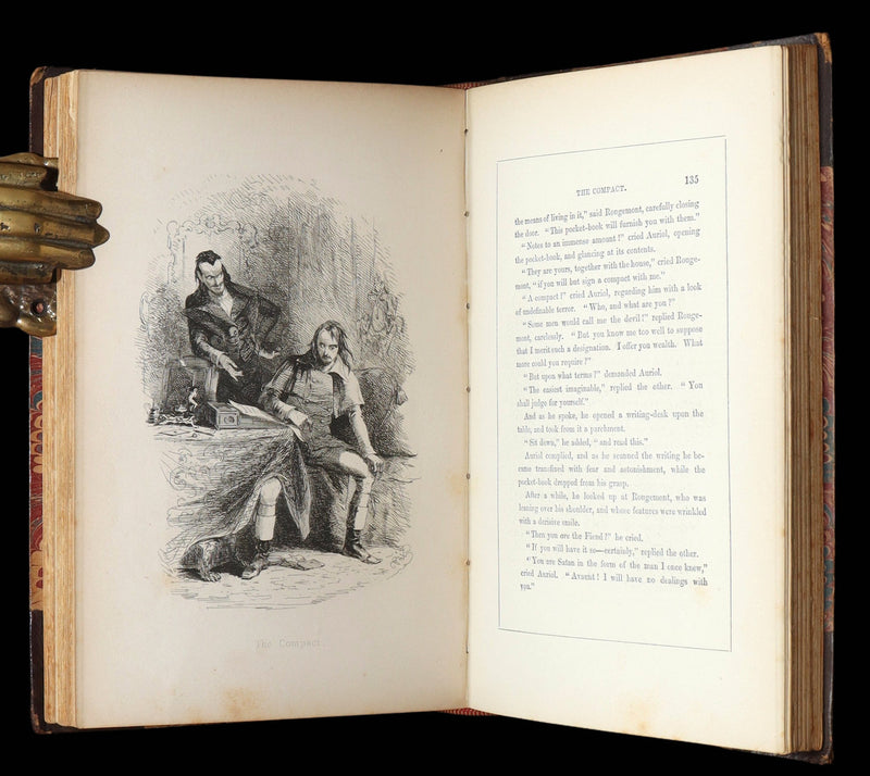 1890 Rare Gothic Novel - Auriol; or, The Elixir of Life by W. Harrison Ainsworth