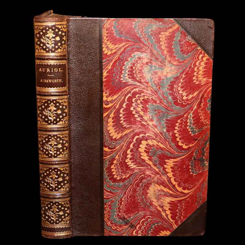 1890 Rare Gothic Novel - Auriol; or, The Elixir of Life by W. Harrison Ainsworth