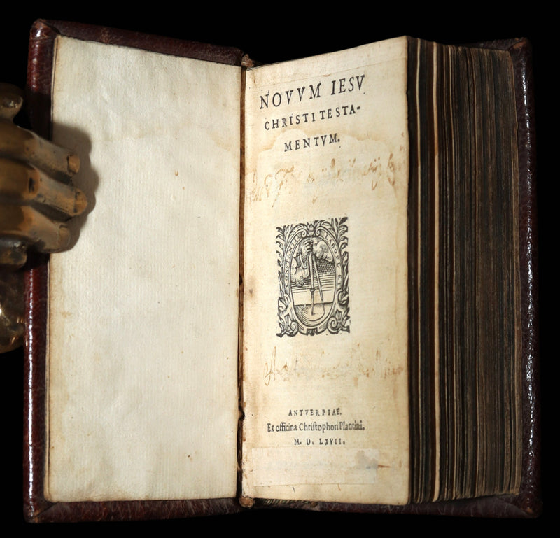 1567 Scarce Latin Bible - Novum Iesu Christi Testamentum, New Testament