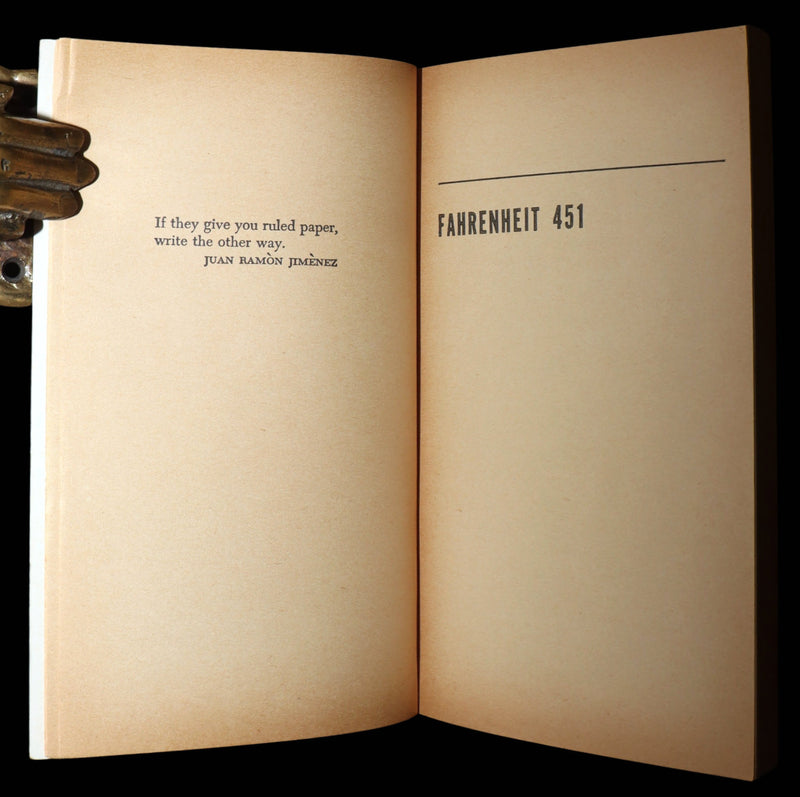 1953 True First Edition by Ballantine - Fahrenheit 451 by Ray Bradbury